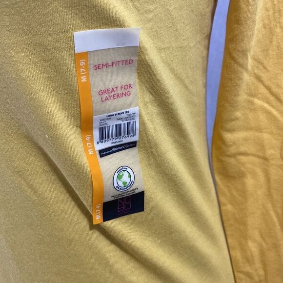 NWT Mustard Layering Long Sleeve Tee - Picture 2 of 7